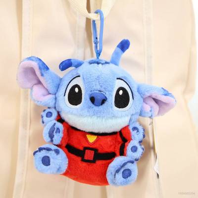 Disney Stitch Plush Dolls Gift For Girls Kids Bag Pendant Fighting Form Stuffed Toys For Kids Keychain Doll