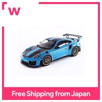 AUTOart 1/18 Porsche 911 (991.2) GT2 RS Weissach แพคเกจสำเร็จรูปสีฟ้า/คาร์บอนแบล็ค78175