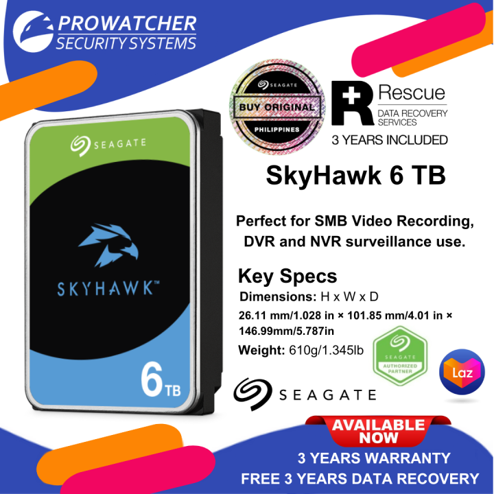 Seagate Skyhawk 6 TB Hard Drive | Lazada PH