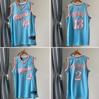 ยอดนิยม Speedboat เลขที่. เสื้อกีฬาแขนสั้น ปักลาย nba Jersey No. 2 Leonard สไตล์เรโทร ชุดเครื่องแบบบาสเก็ตบอล Paul George สําหรับผู้ชาย มี 13 ชิ้น