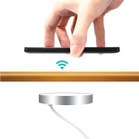 QI Invisible Wireless Charger For iPhone 11 X 8 Samsung Huawei Furniture Office Desktop Hidden Embedded Table Quick Charging Pad