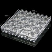 1pcs 17x11x2.5cm Transparent Plastic Storage Container For Beads Jewelry Box Organizer Adjustable Bracelet Necklace Earring Case