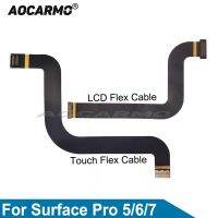 ◎ஐ Aocarmo For Microsoft Surface Pro 7 7 6 5 Pro5 1796 LCD DisplayTouch Screen Flex Cable M1003333-005 M1003336-004 Replacement