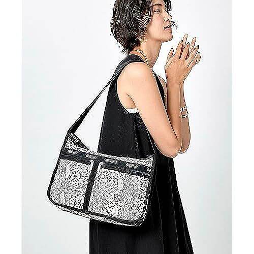 กระเป๋า-everyday-กระเป๋าสะพายไหล่หรูหราจาก-lesportsac-ลายงูหลามงาช้าง7507คลาสสิก