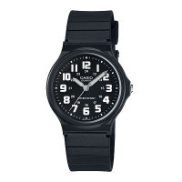 Casio นาฬิกาข้อมือผู้ชาย สีดำ สายเรซิ่น รุ่น Standard Sport Gent MQ-71-1BDF