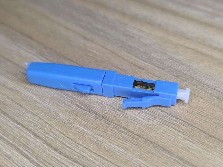 LC/UPC Fast Conenctor Singlemode Fiber Optic Connector- Blue *SOLD PER ...