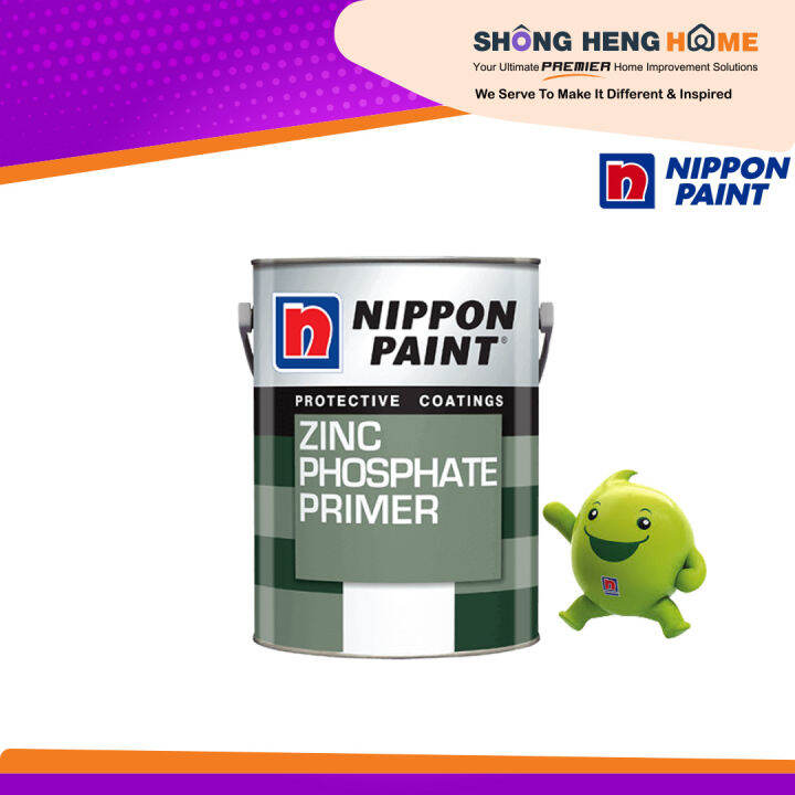 5L Nippon Paint Zinc Phosphate Primer Lazada