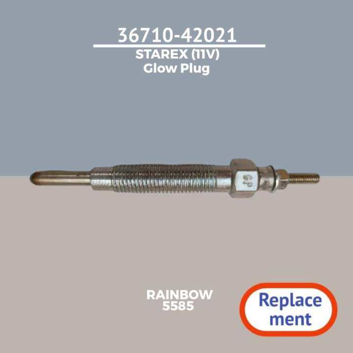3671042021 Glow Plug 11V for HYUNDAI Starex [Replacement] Part; 36710
