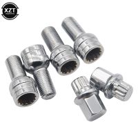 M14*1.5 Anti-theft Wheel Screw Bolt Lock Nut Key Adapter For VW Golf Jetta Passat Audi A4 A6 A8 TT 8D0601139F Nails  Screws Fasteners