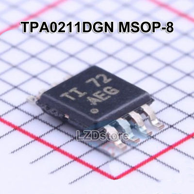 5ชิ้น TPA0211DGN AEG MSOP-8เสียงเครื่องขยายเสียงกำลังสูง IC ต้นฉบับใหม่