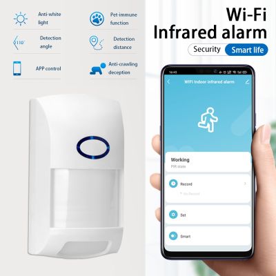 Tuya Intelligence WiFi Infrared Detectors PIR Motion Sensor Alarm Compatible With Smart Life APP Home Security System
