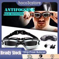 【health】 Swimming Goggles UV Protection Waterproof Adjustable Electroplating Anti-fog Googles for Men Women