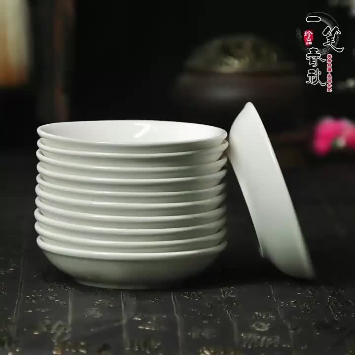 Plum Blossom Plate Jingdezhen Ceramic Palette Gouache Paint Tray