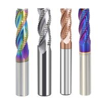 【hot】✸◆  Roughing End Mill 1-20 Carbide 3 Flutes Iron Aluminum Fiberglass Wood Plastic ROUTER BIT