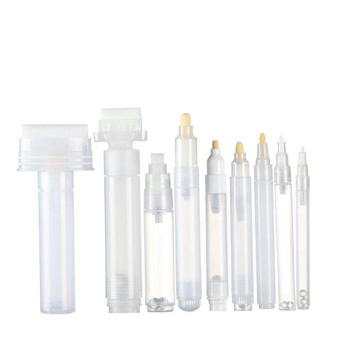 TI9P Refillable ink Barrels Tube Transparent Repeatable Use Paint Pen