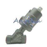 3/4" DN20 BSP Stainless Steel Single Acting Air Actuated Angle Seat Valve Normally Closed