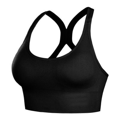 พร้อมส่ง(YOGA-603) Sport Bra สปอร์ตบราผ้าทอเนื้อแน่น ทรงสวย กระชับหน้าอก มีฟองน้ำ