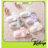 【hot sale】 ☸ C10 KIDSUP-Kids Baby Girls Cute Socks Lace Lovely Ankle Socks Casual Princess Thin Short Socks