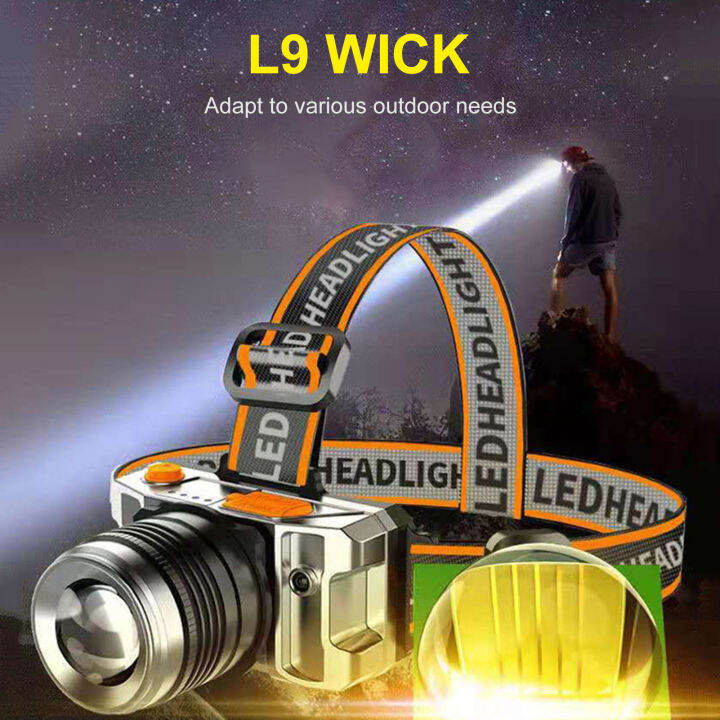 ไฟหน้าไส้ตะเกียง-l9ไฟ-led-อเนกประสงค์สำหรับตั้งแคมป์ไฟฉายติดศีรษะกลางแจ้ง