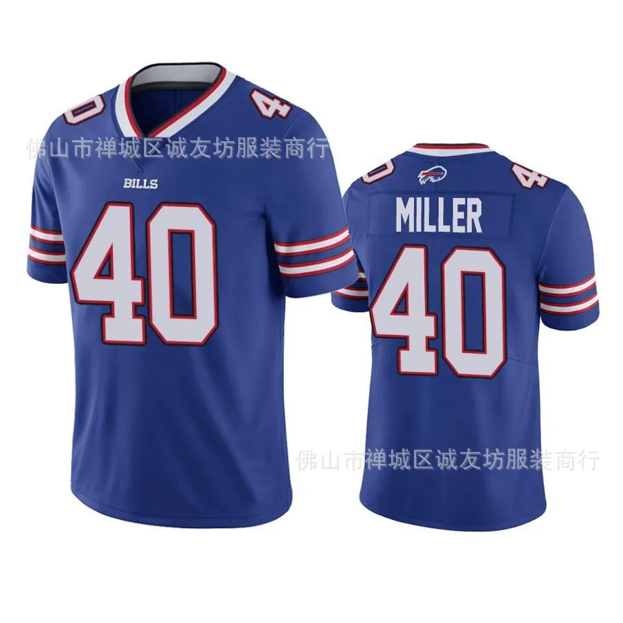 Buffalo Bills 40 Von Miller White Vapor Limited Jersey