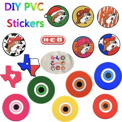 1pcs Texas DIY PVC Stickers Women Corduroy Shoulder Bags Evil Eye DIY Velcro Stickers Sneakers Reusable Avocado Stickers Adhesives Tape