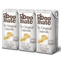 Free delivery Promotion Goodmate The Original Oat Milk 180ml. Pack 3 Cash on delivery เก็บเงินปลายทาง