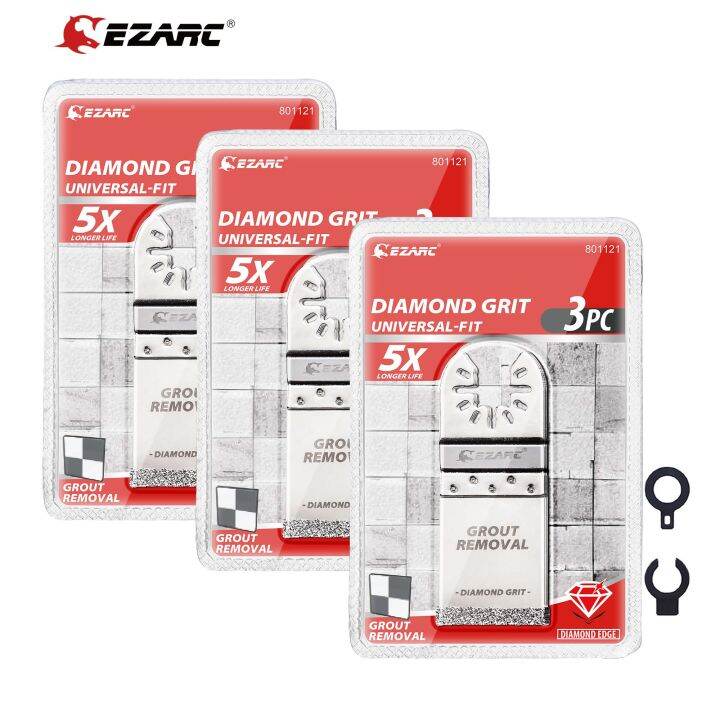 New EZARC 3/6/9PCS Diamond Oscillating Blade, Flush Cutting Oscillating