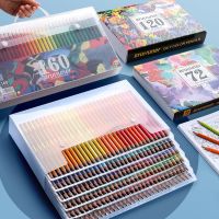 Brutfuner ดินสอวาดภาพแบบมืออาชีพดินสอสีน้ำมัน12/72/180/260นำสีสำหรับเด็กนักเรียนดินสอวาดรูปอุปกรณ์ศิลปะ