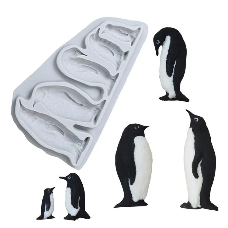 New 3D Penguin Gifts Ice Cube Tray Fun Shapes, Odd Novelty Cute