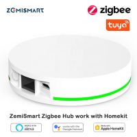 Zemismart Tuya Bee Hub ทำงานร่วมกับแอพ Homekit อุปกรณ์อัจฉริยะ Tuya Zigbee Alexa Google Siri Homepod การควบคุมด้วยเสียง