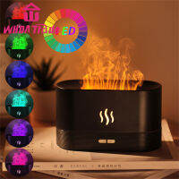 Usb Mini Humidifier 250Ml ถังเก็บน้ำจำลอง Flame Night Light Aroma Diffuser สำหรับ Home Office Bedroom