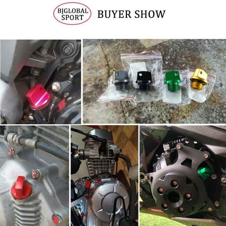 M20 Engine Oil Sump Drain Cap Plug Screw Sump Nut Bolt For KAWASAKI