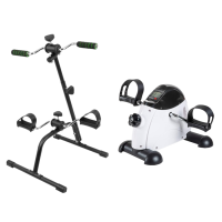 M&amp;E 2PCSเครื่องปั่นจักรยานออกกำลังกาย Mini Bike จักรยานกายภาพบำบัดMini Exercise Bikeสำหรับบริหารแขนขาคนพิการผู้สูงอายุคนแก่จักรยานกายภาพบำบัดคนป่วย จั