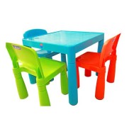 KHO SỈ Bộ bàn ghế Kidset cho bé 1 bàn 4 ghế, có thể tháo rời - Song Long