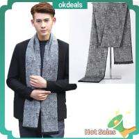 OKDEALS Casual High Quality Soft Shawls Autumn Winter Neck Warmer Mens Scarf