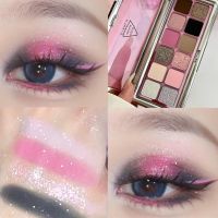 ○▩✱ Cool Smoked Diamond Eyeshadow Makeup 12 Colors Brown Pink Matte Glitter Shimmer Eye Shadow Pigment Palette Pearly Eyes Cosmetics