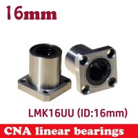 ► LMK16UU LMK16 16mm Round Flange Linear Ball Bearing Bushing For 16mm Linear Shaft Guide Rail Rod Round Shaft Cnc Parts