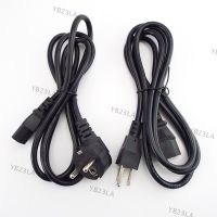 Euro Plug to EU AU Extension Electric LCD Cord 1.5m  For Monitor Printer IEC C13 ACYB23TH