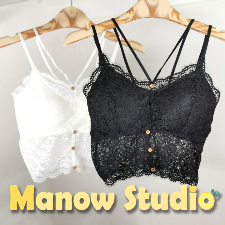 สายเดี่ยว-เสื้อกล้าม-บราสายเดี่ยว-สายเดี่ยวลูกไม้-2133-manow-studio