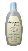 ACS-Aveeno Baby Wash &amp; Shampoo Lightly Scented with Natural Oat Extract สบู่และแชมพูสระผม สูตรอ่อนโยน สำหรับเด็ก ขนาด 532 ml  (18 oz.)