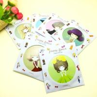 【BEIBEI】 Happy Smile Cartoon Portable Pocket Mirror