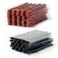 ✺✹❀ 40/30/20/10 Pcs Car Tubeless Tire Seals Repair Strips Stirring Glue Plug Puncture Emergency Motorcycle Tyre Repair Rubber Strips