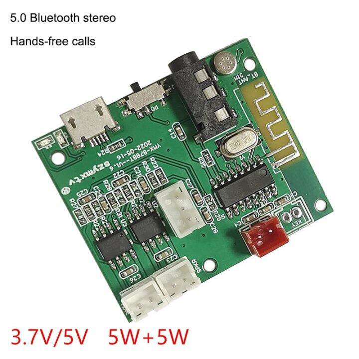 new-product-multifunction-5-2-bt-module-5v-5w-5wtws-power-amplifier-board-3-5aux-wireless-pcba-board