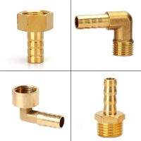 Brass Pipe Fitting 6mm 8mm 10mm Hose Barb Tail 1/8 1/4 3/8 1/2 3/4 1 BSP Male Connector Hose Joint Copper Coupler Adapter