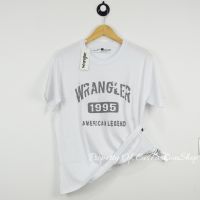 Wrangler นำเข้าเสื้อยืดผู้ชายเสื้อยืดนำเข้าจากอเมริกา Wrangler สีขาวถุงกระดาษ Tas Free