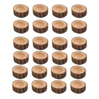 24Pcs Wooden Candle Holder,Votive Tealight Holder for Wedding Party for Table,Birthday Christmas Party Home Decor