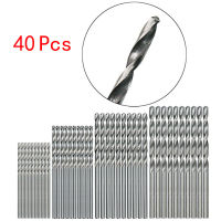 【2023】40 PCS 0.5-2.0mm High Speed Steel Mini Twist Drill HSS Bit Set For Dremel Rotary Tool WoodMetal Hole Cutter Straight Shank Bits