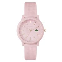 Lacoste.12.12 LC2001213 นาฬิกาข้อมือผู้หญิง สายซิลิโคน สีชมพู