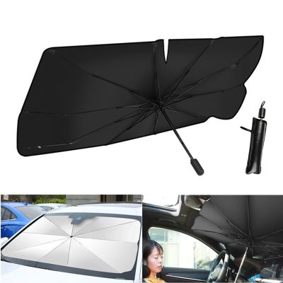 hot【DT】 Car Windshield Sunshade Umbrella Cover for Renault Tesla Accessories