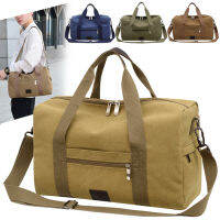 Mens Fashion Leisure Travel Portable Duffel Bags Canvas Travel Tote Cross Body Classic Handbag Men Messenge